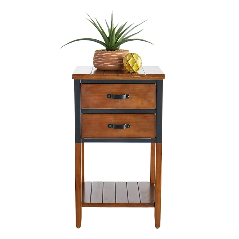 2-Drawer Wesley Accent Table - Image 2
