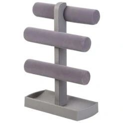 3-Tier Jewelry Bar, Grey