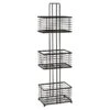 3-Tier Manhattan Matte Black Wire Storage Stand