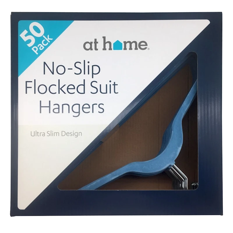 50-Pack Velvet Suit Hangers, Allure Blue - Image 4