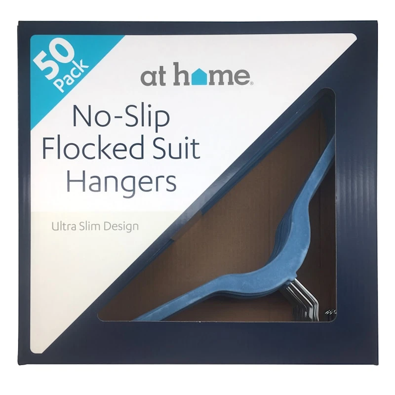 50-Pack Velvet Suit Hangers, Allure Blue - Image 7