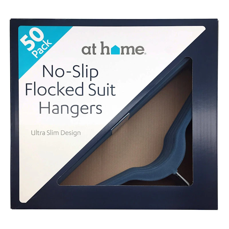 50-Pack Velvet Suit Hangers, Dark Blue - Image 3