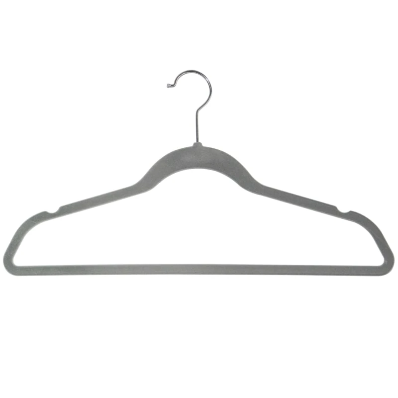 50-Pack Velvet Suit Hangers, Grey - Image 3