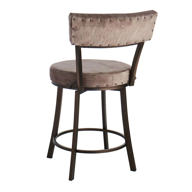 Austin Swivel Counter Stool, 24" - Image 3