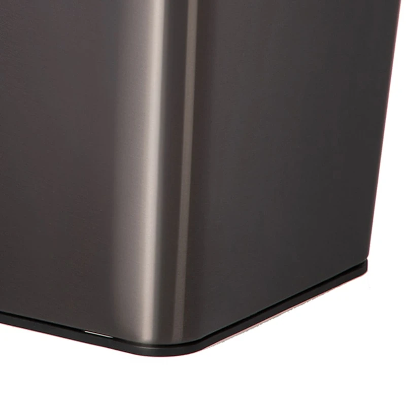 Black Stainless Steel Open Top Bin, 11.7l - Image 4