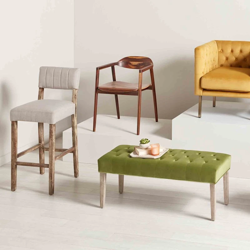 Blake Brown Dining Chair - Image 3