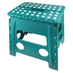 Blue Foldable Step Stool, 13"