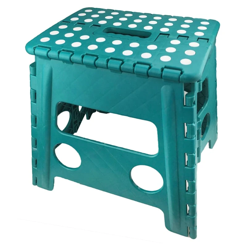 Blue Foldable Step Stool, 13"