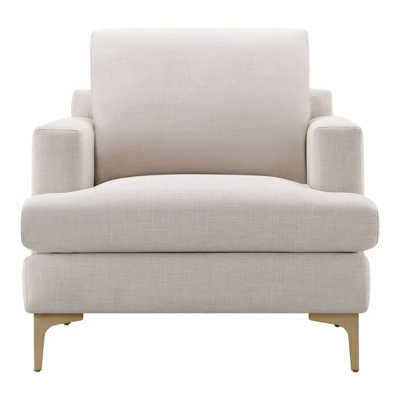 Crosby St Tribeca Ivory Accent Chair - Image 2