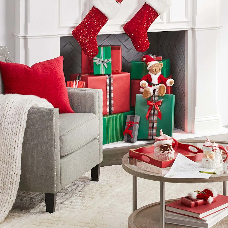 Erica Grey Accent Chair With Nailhead Trim - Image 7