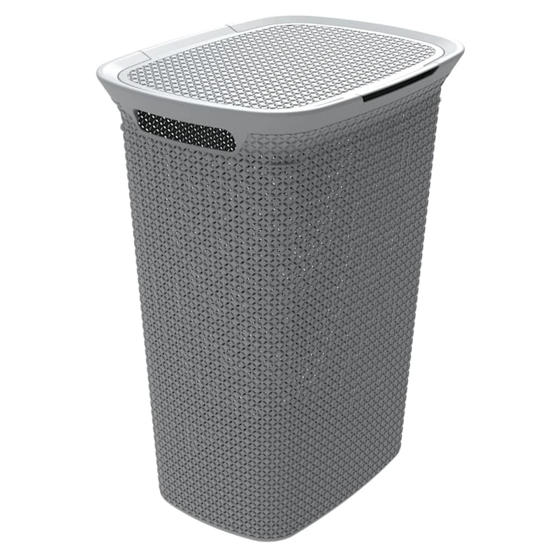 Ezy Storage Laundry Hamper, Grey