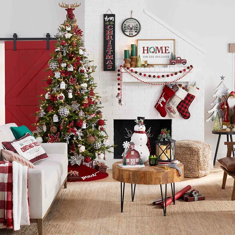 Found & Fable Round Mango Wood Coffee Table With Metal Hairpin Legs, Mango - Image 4