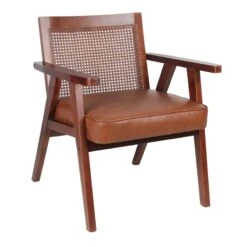 Honeybloom Kanon Cane Back Accent Chair