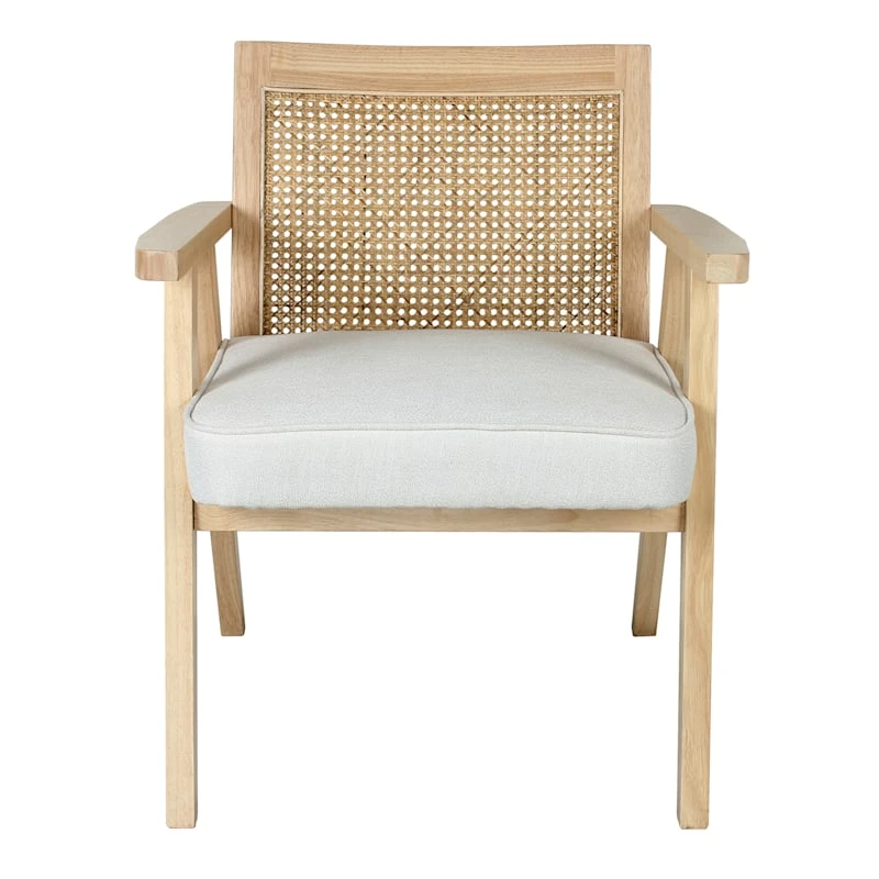 Honeybloom Kanon White Oak Accent Chair - Image 2