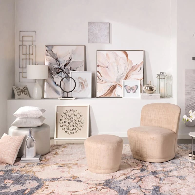 Laila Ali Caila Ottoman, Natural - Image 4