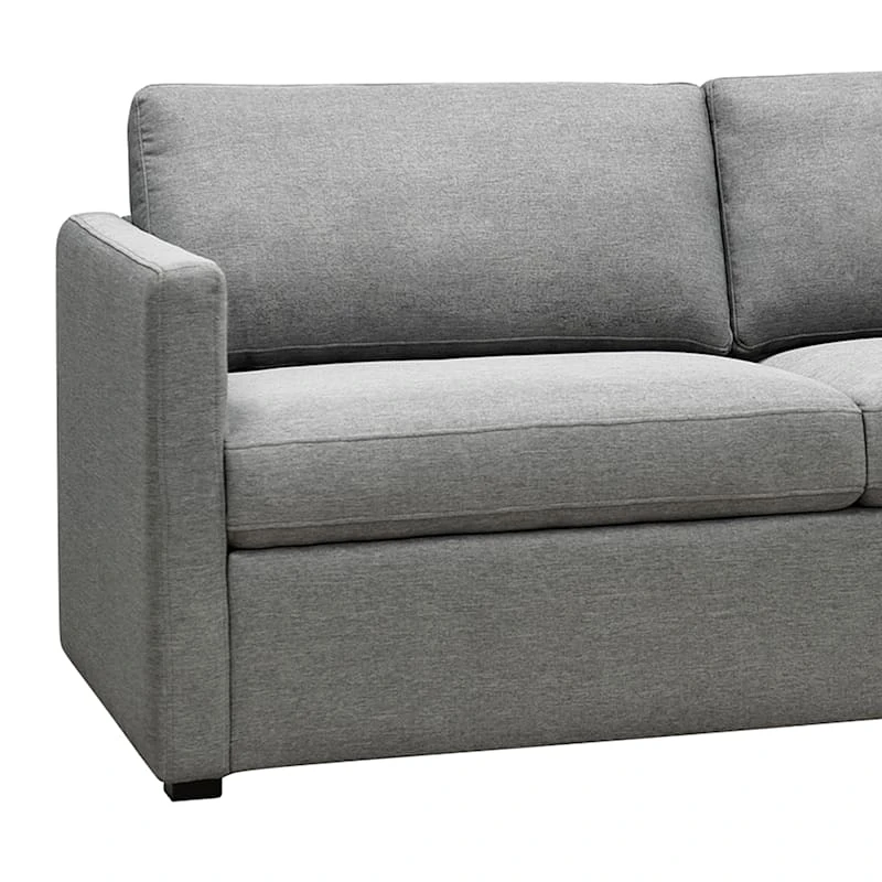 Laila Ali Harlowe Track Arm Sofa Grey - Image 4