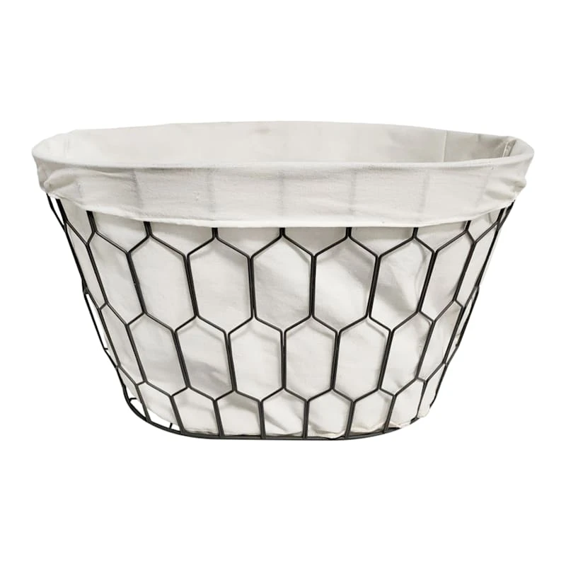 Long Diamond Wire Laundry Basket