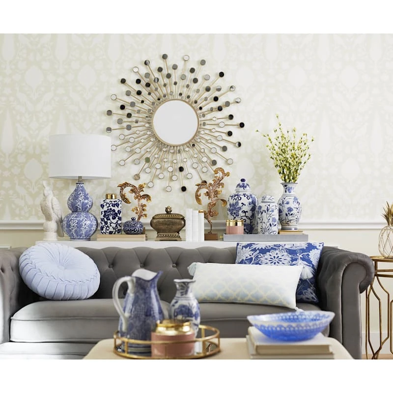 Providence Chesterfield Grey Velvet Tufted Sofa, 79" - Image 4