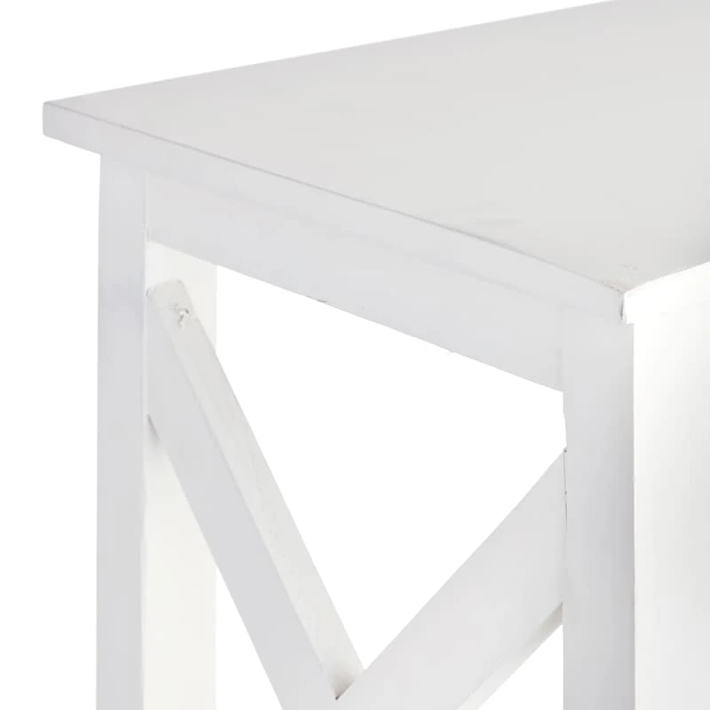 Providence Xavier White 3-Tier Bookshelf, 29" - Image 5