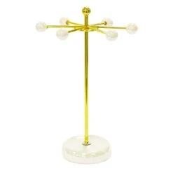 Sfera French Gold Metal Jewelry Stand
