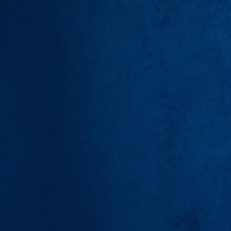 Stuart Round Storage Ottoman, Navy Blue - Image 3