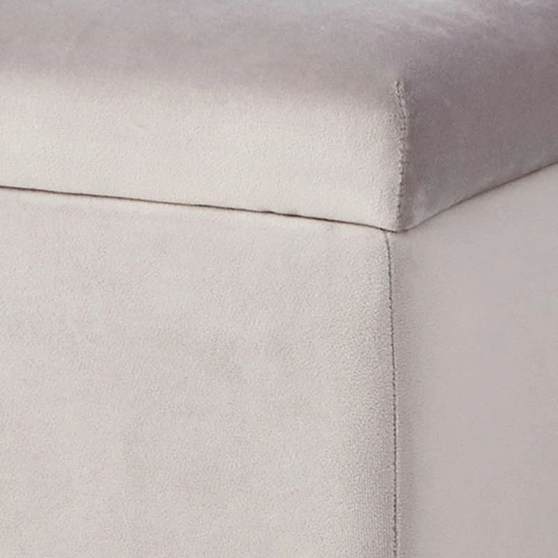 Stuart Square Storage Ottoman, Grey - Image 3