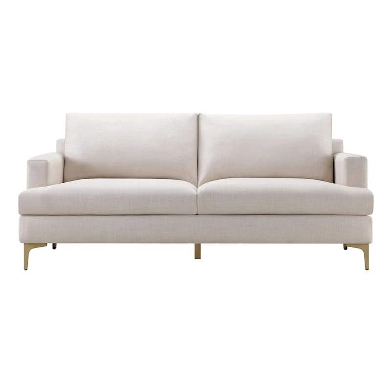 Tribeca Ivory Upholstered Sofa - Image 2