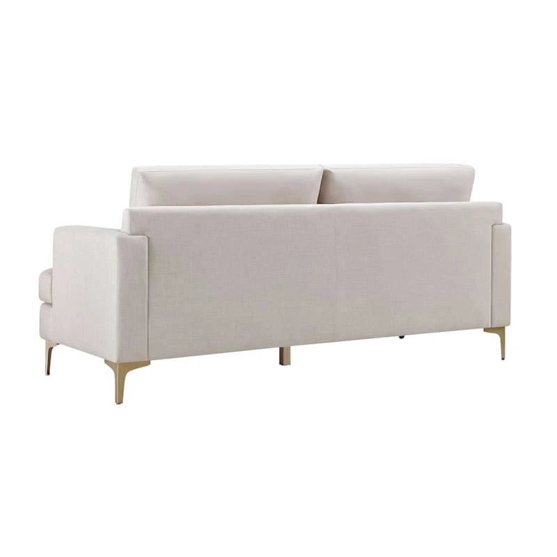 Tribeca Ivory Upholstered Sofa - Image 3