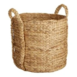 Ty Pennington Braided Arrow Weave Round Basket, Large