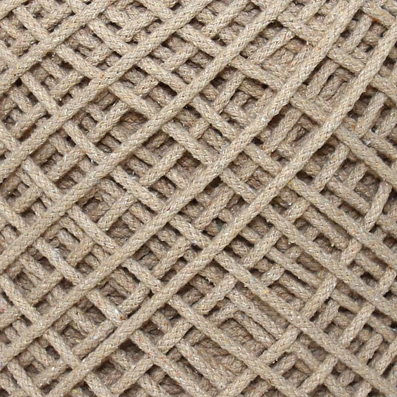 Ty Pennington Reid Twisted Ottoman, Wool Brown - Image 4