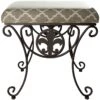 Vanity Fleur De Lis Black Rec